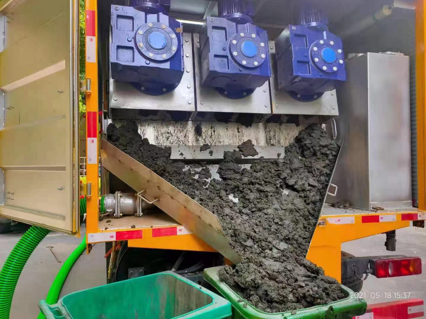 江岸化粪池清掏城市维护站-泥浆净化干湿分离处理